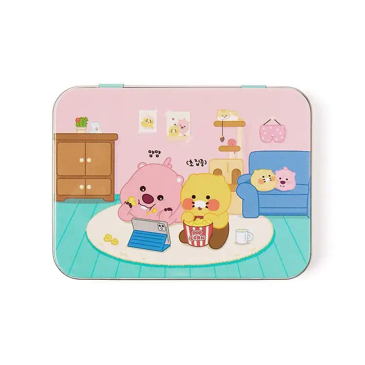 Zanmang Loopy x Kakao Friends - Tin Case Keyring Set - Kakao Friends - Stationery - Harumio