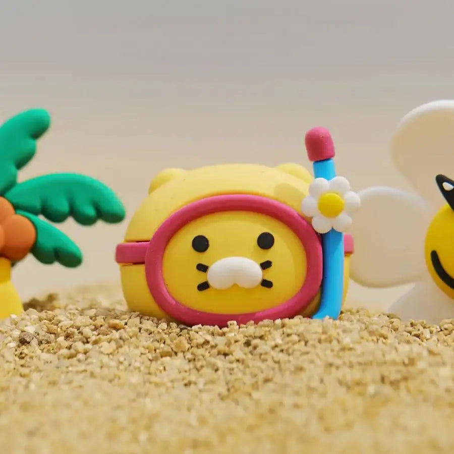 Wiggle Wiggle x Kakao Friends - Choonsik Silicone Charm Set - Wiggle Wiggle x Kakao Friends - Silicon charm - Harumio