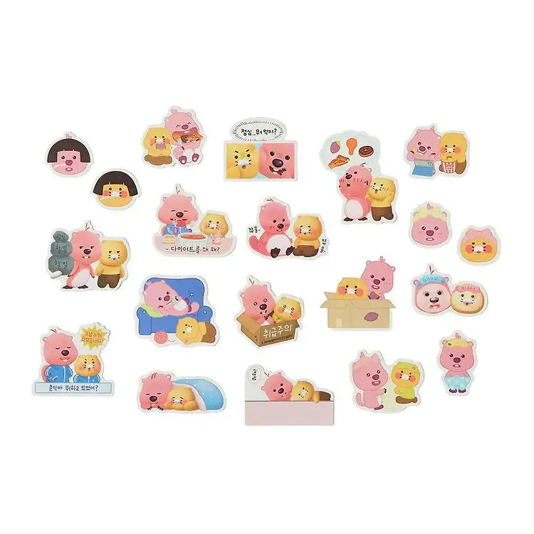 Zanmang Loopy x Kakao Friends - Tin Case Keyring Set - Kakao Friends - Stationery - Harumio