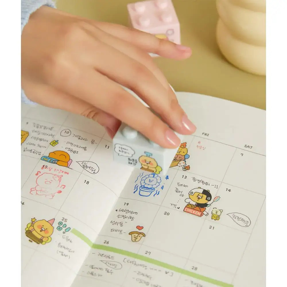 Kakao Friends - Today's Fairy Choonsik Block Stamp (Random) - Kakao Friends - block stamp - Harumio