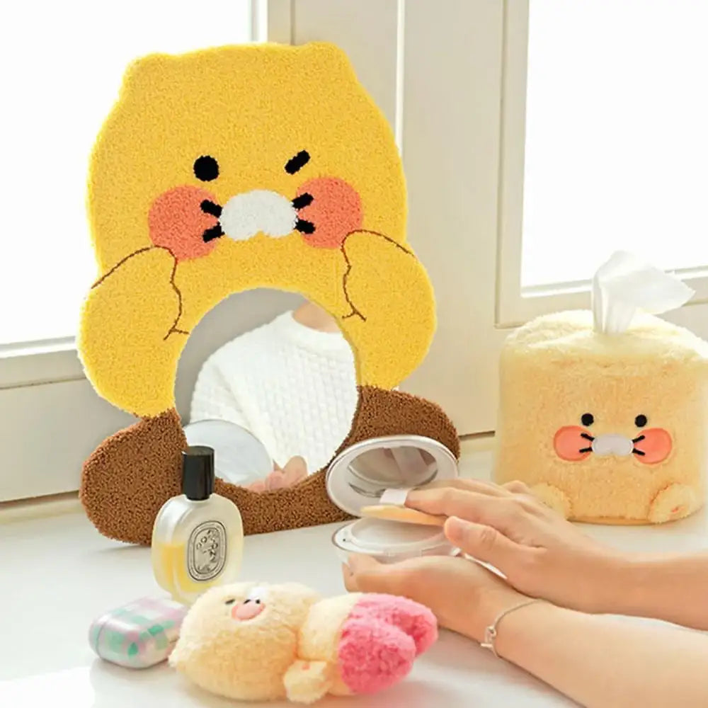 Kakao Friends - Choonsik Boucle Tufting Mirror - Kakao Friends - Mirror - Harumio