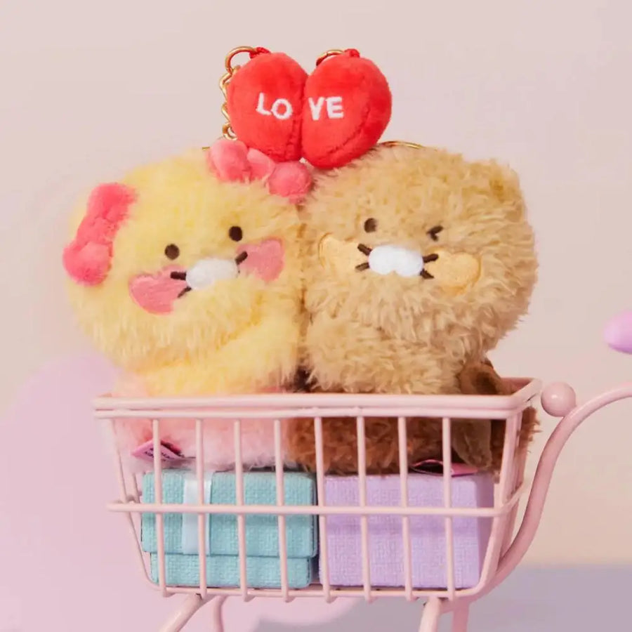 Kakao Friends - Choonsik Love Magnet Keyring Doll Set - Kakao Friends - Doll keyring - Harumio