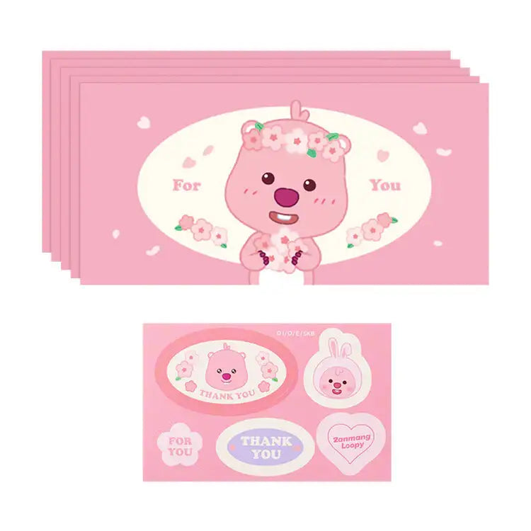 Kakao Friends x Zanmang Loopy - ALovely Money Envelope Set - Kakao Friends - Letter Sets - Harumio