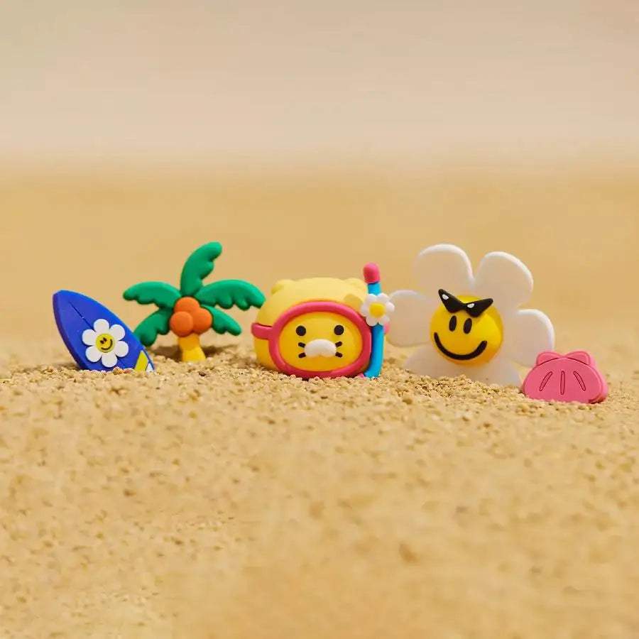 Wiggle Wiggle x Kakao Friends - Choonsik Silicone Charm Set - Wiggle Wiggle x Kakao Friends - Silicon charm - Harumio