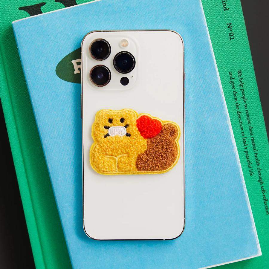 Daye Kim x Kakao Friends - Choonsik Boucle Sticker (Heart) - Daye Kim x Kakao Friends - Sticker - Harumio