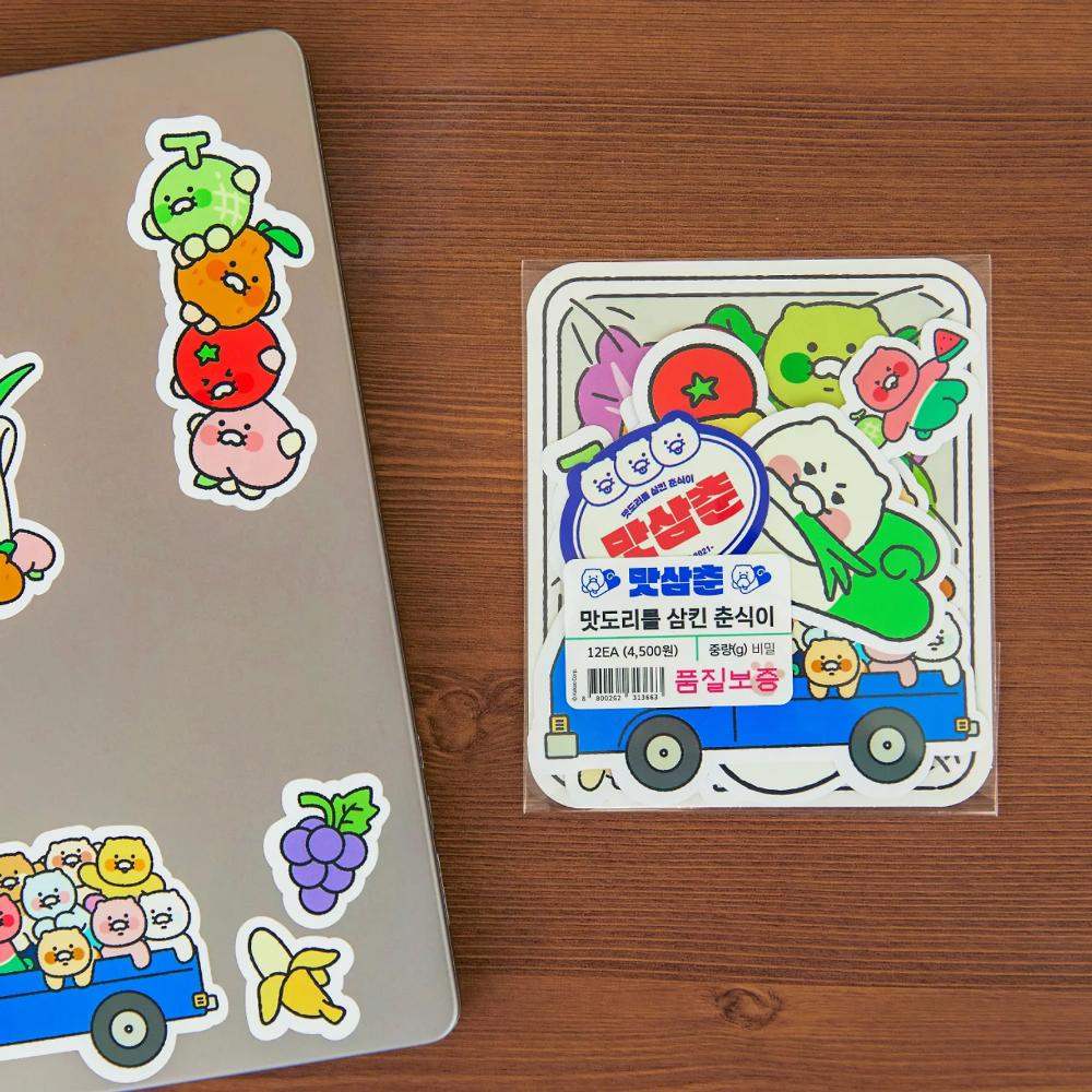 Kakao Friends - Choonsik Masamchun Deco Sticker Pack - Kakao Friends - Sticker - Harumio
