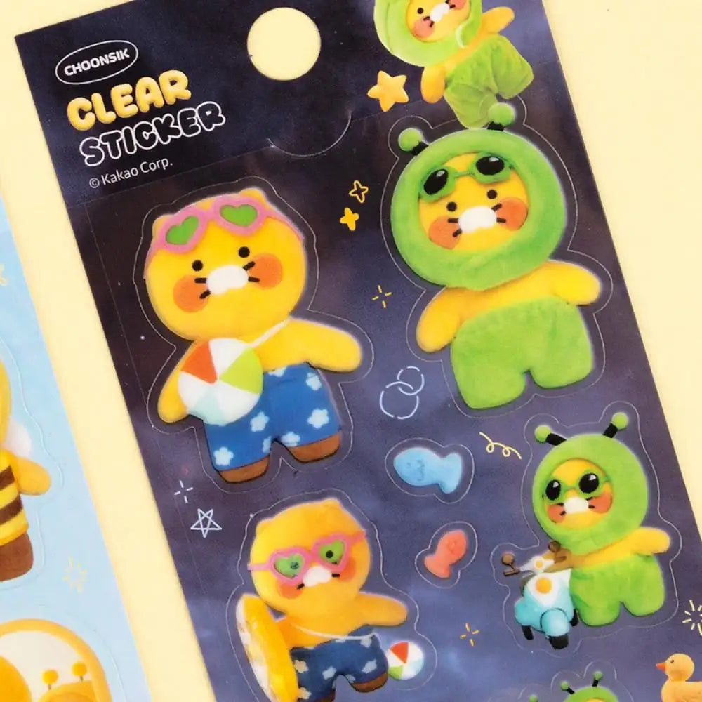 Kakao Friends - Choonsik Photo Clear Deco Sticker - Kakao Friends - Sticker - Harumio