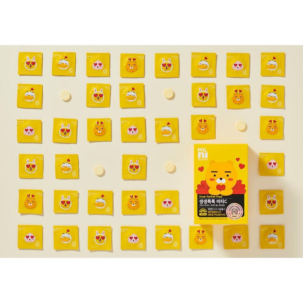 Myni Self Care x Kakao Friends - Ryan Fresh Tok Tok VitaC (108 tablets)