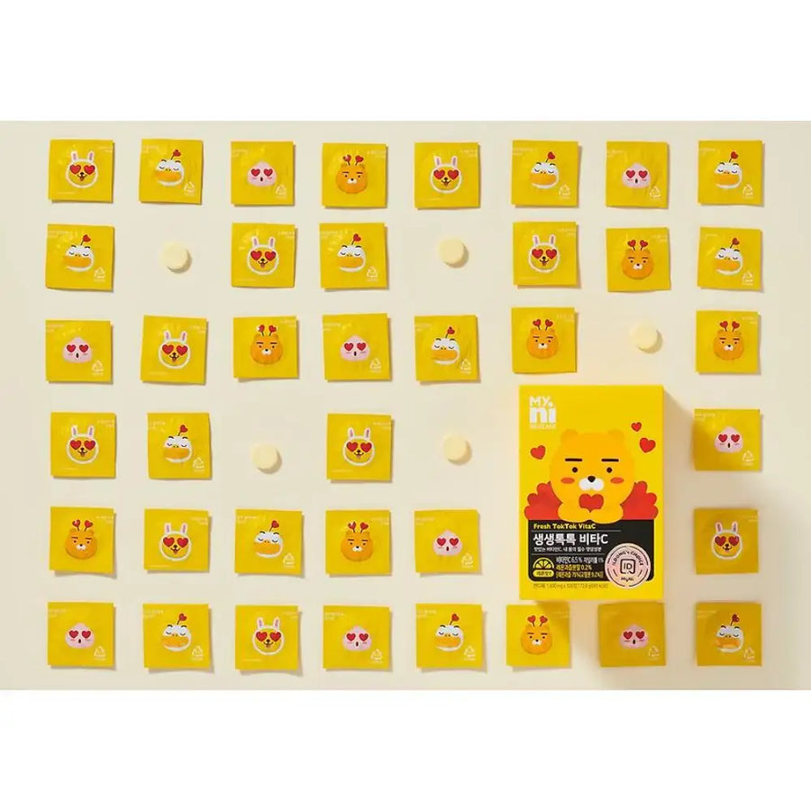 Myni Self Care x Kakao Friends - Ryan Fresh Tok Tok VitaC (108 tablets) - Kakao Friends - Home & Living, Accessories - Harumio