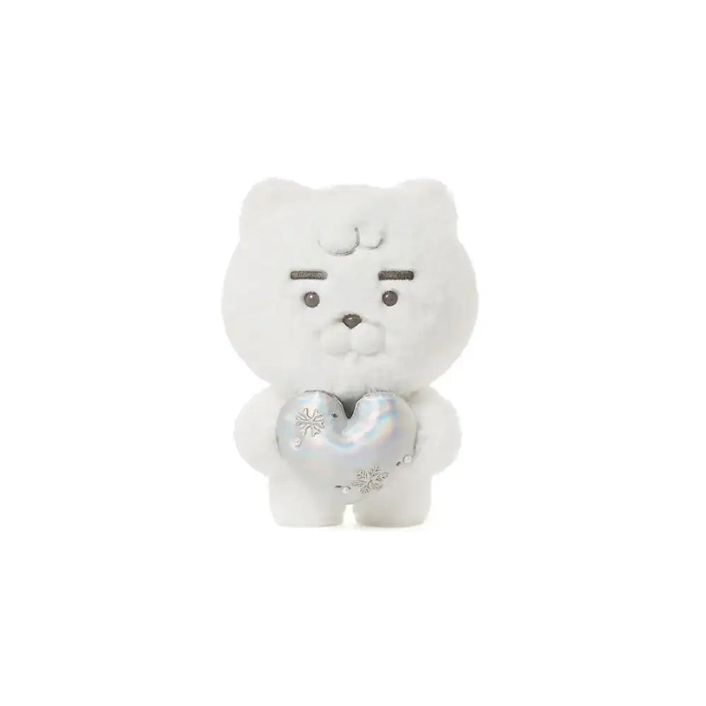 Kakao Friends - White Silver Snowflake Heart Plush Doll - Kakao Friends - Plush Doll - Harumio
