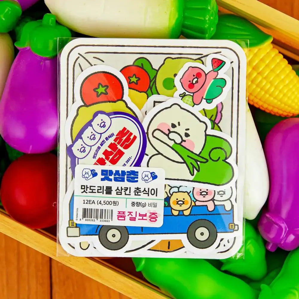 Kakao Friends - Choonsik Masamchun Deco Sticker Pack - Kakao Friends - Sticker - Harumio