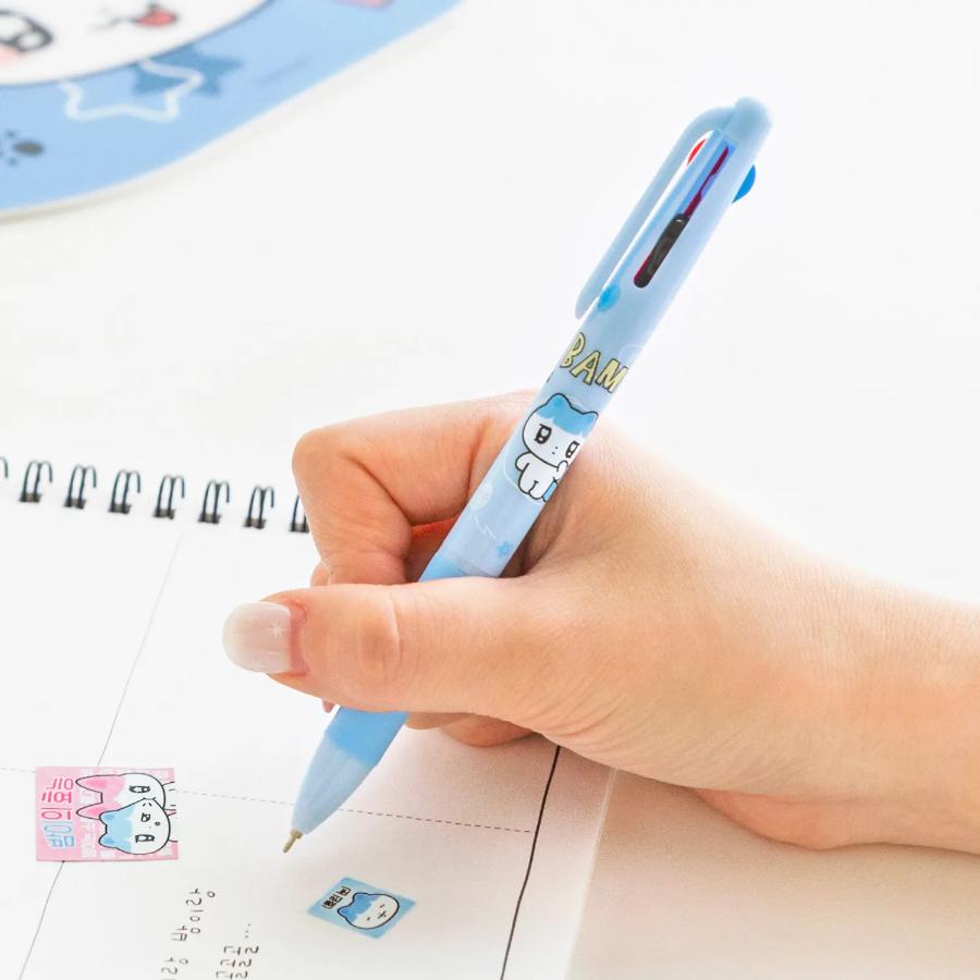 Kakao Friends - GOLGOLZ 3-Color Ballpoint Pen (Bami)