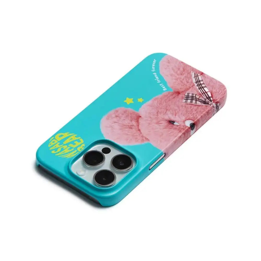 Kakao Friends - Wasabi Bear Pingsabi Face Phone Case - Kakao Friends - Home & Living, Accessories - Harumio