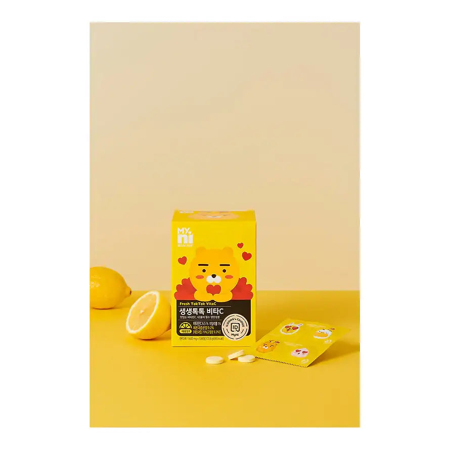 Myni Self Care x Kakao Friends - Ryan Fresh Tok Tok VitaC (108 tablets) - Kakao Friends - Home & Living, Accessories - Harumio