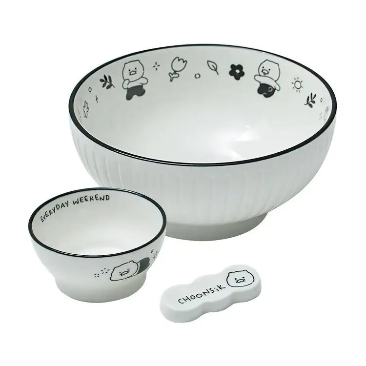 Kakao Friends - Doodle Doodle Choonsik Noodle Set - Kakao Friends - Home & Living, Accessories - Harumio