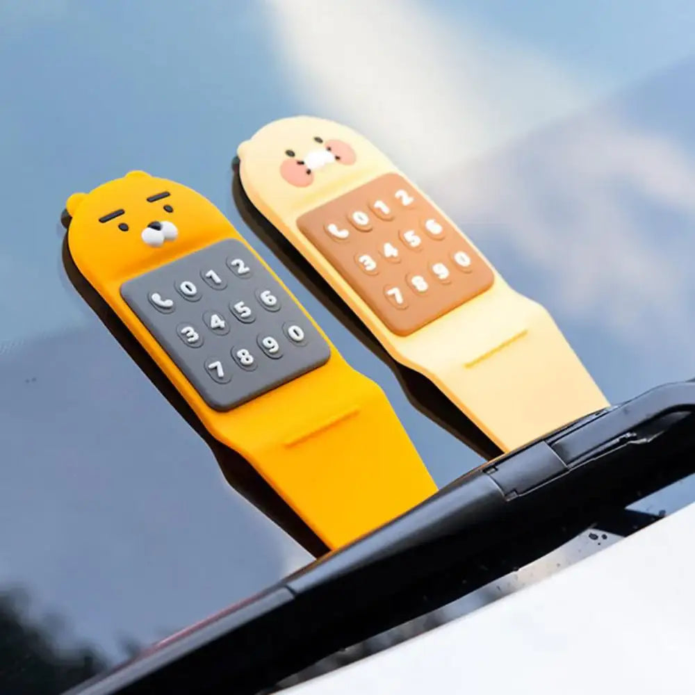 Kakao Friends - Number Dashboard License Plate - Kakao Friends - number plate - Harumio
