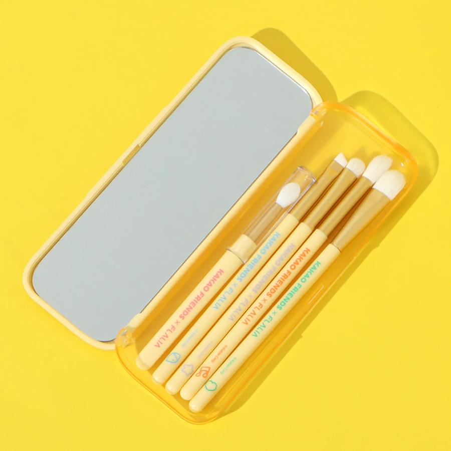 FLALIA x Kakao Friends - Hey Look At Me Lip & Eye Brush Kit 5 Types