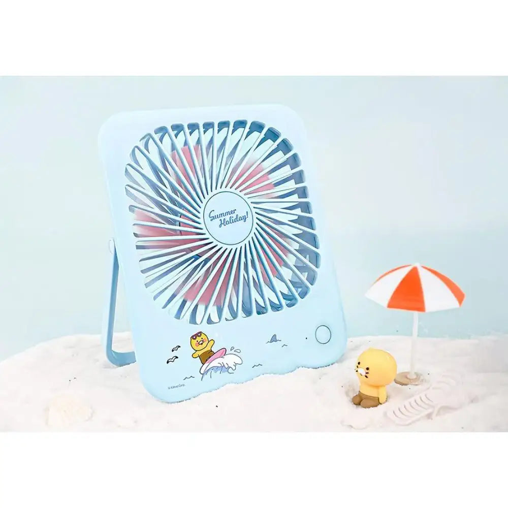 Kakao Friends - Choonsik Wireless Tabletop Fan - Kakao Friends - Mini Fan - Harumio