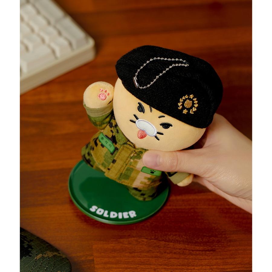 Kakao Friends - PROCHOON Soldier Standing Doll Keychain (Choonsik)