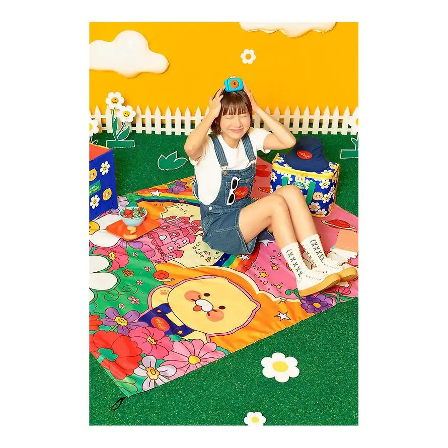 Kakao Friends x Wiggle Wiggle - Choonsik Happiness Picnic Mat - Kakao Friends - Home & Living, Accessories - Harumio
