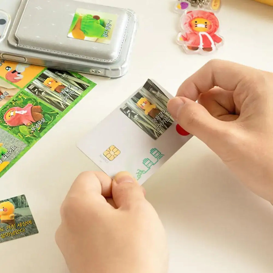 Kakao Friends - Choonsik Photo Square Sticker - Kakao Friends - Sticker - Harumio