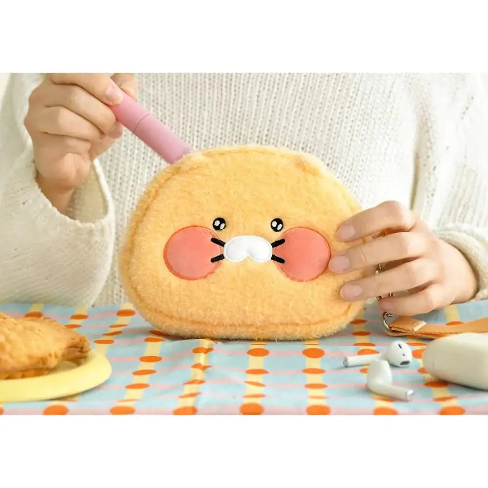 Kakao Friends - Bouclé Chubby Pouch - Kakao Friends - Pouch - Harumio