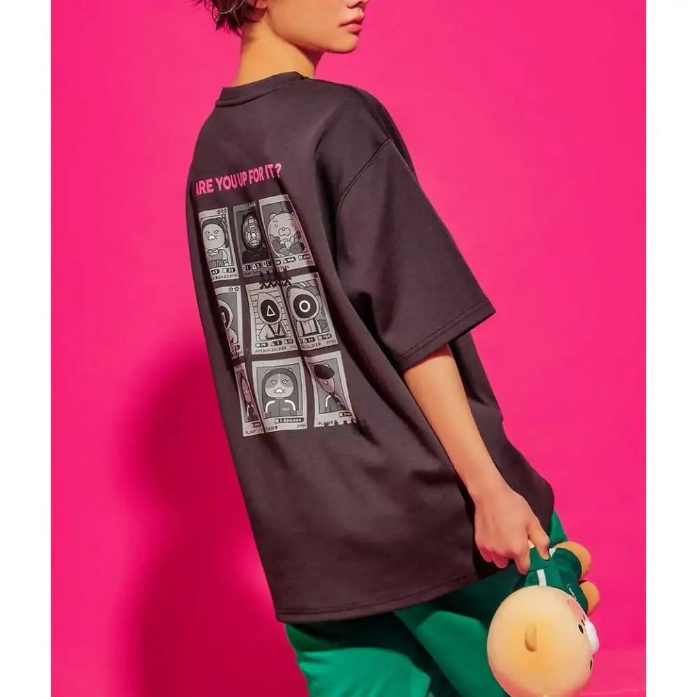 Netflix Squid Game 2 x Kakao Friends - Short Sleeve T-Shirt - Kakao Friends - T-Shirt - Harumio
