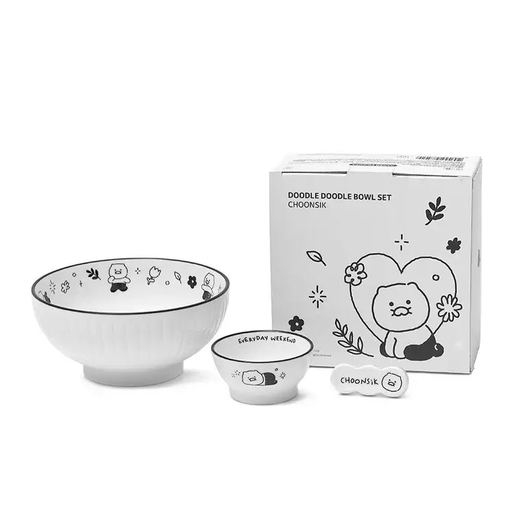Kakao Friends - Doodle Doodle Choonsik Noodle Set - Kakao Friends - Home & Living, Accessories - Harumio