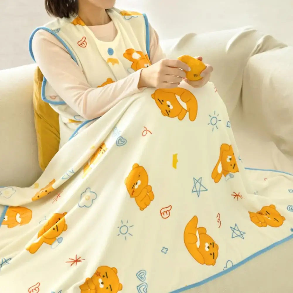 Kakao Friends - Drawing Knee Blanket - Kakao Friends - Blanket - Harumio