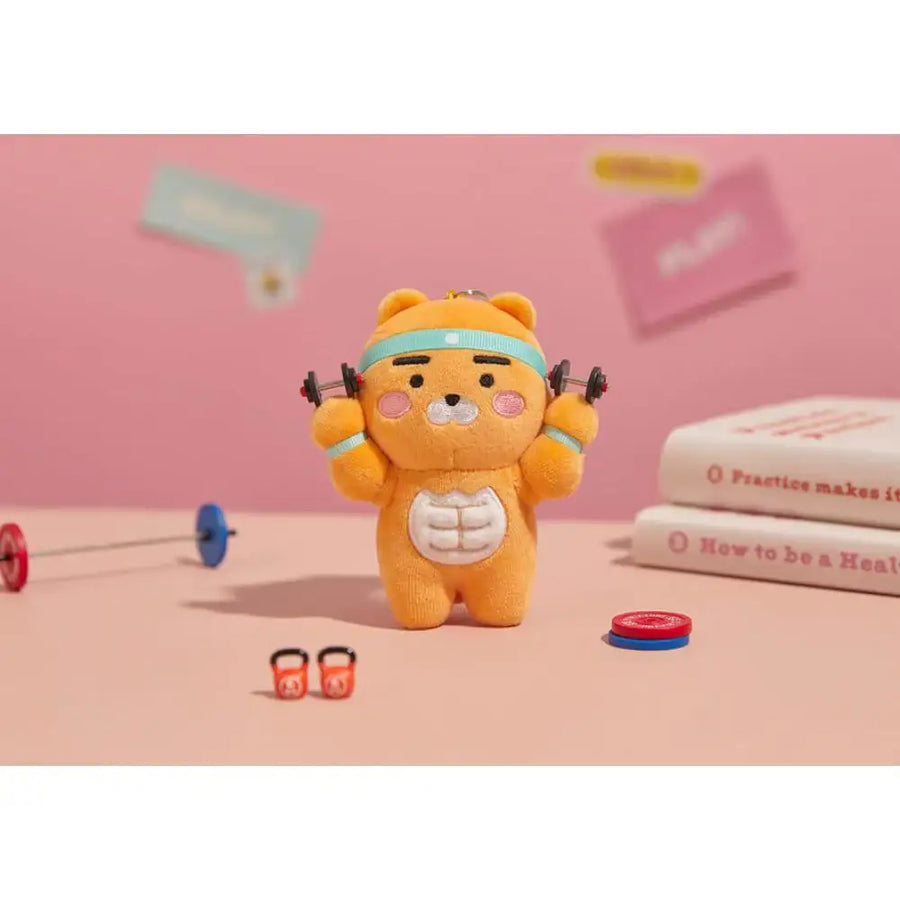 Kakao Friends - Ryan Get Fit Plush Doll Keyring - Kakao Friends - Home & Living, Accessories - Harumio