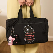 Kakao Friends - Black Choon Foldable Travel Bag (Choonsik)