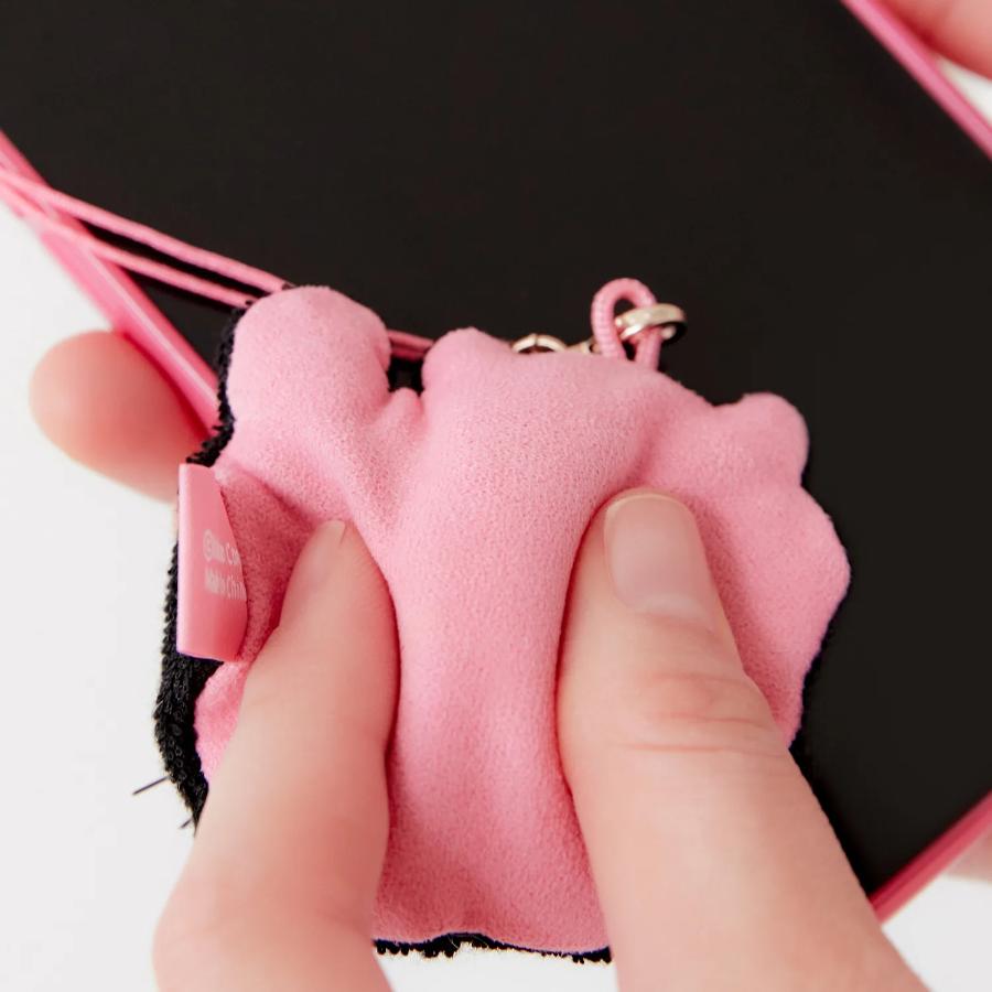 Kakao Friends - Black Choon Mobile Phone Cleaner Strap (Choonsik)