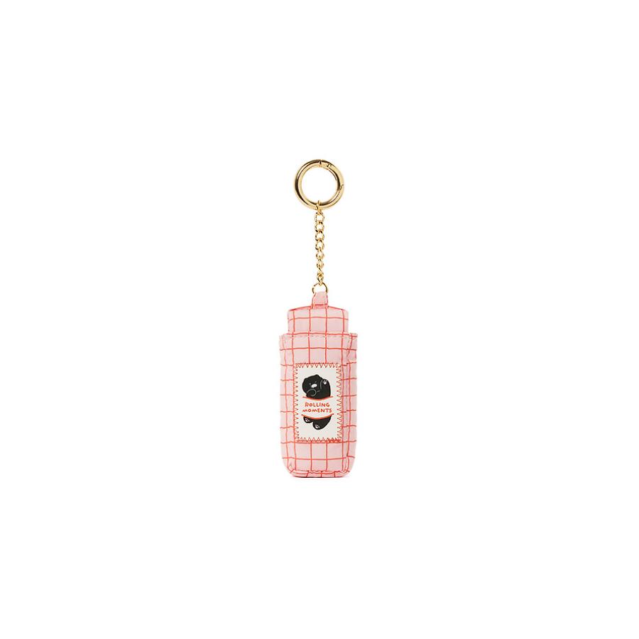 Kakao Friends - Black Choon Padded Lip Balm Case Keyring (Choonsik)