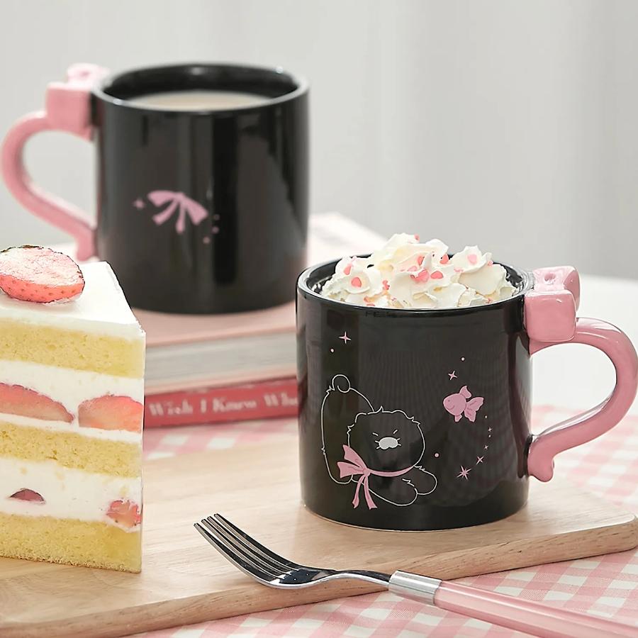Kakao Friends - Black Choon Spring Ribbon Mug