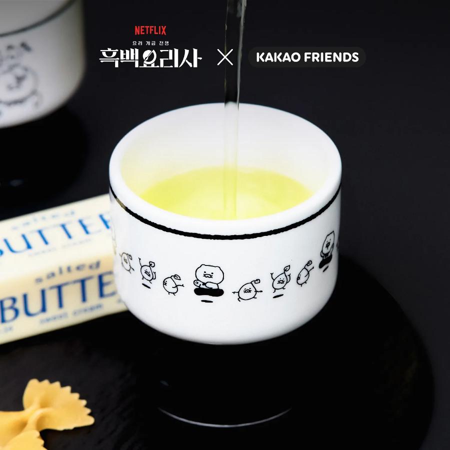 Black and White Chef x Kakao Friends - Choonsik Goblets 2-Piece Set
