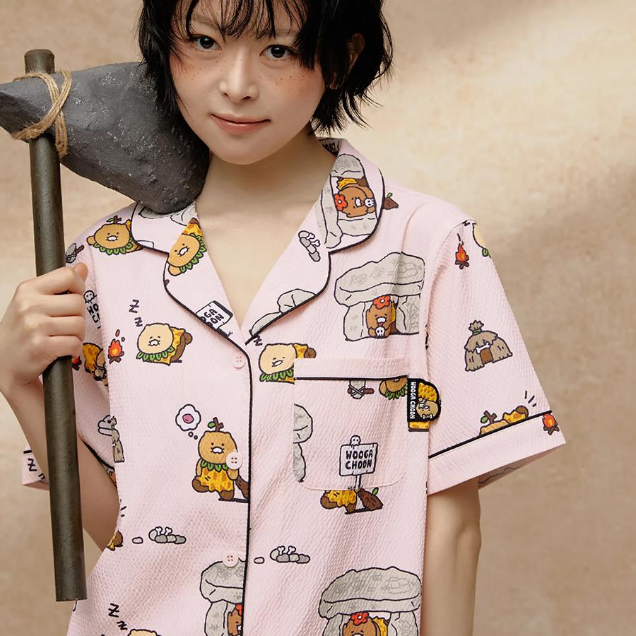 Kakao Friends - WOOGA CHOON Women Seersucker Pajamas (Choonsik)