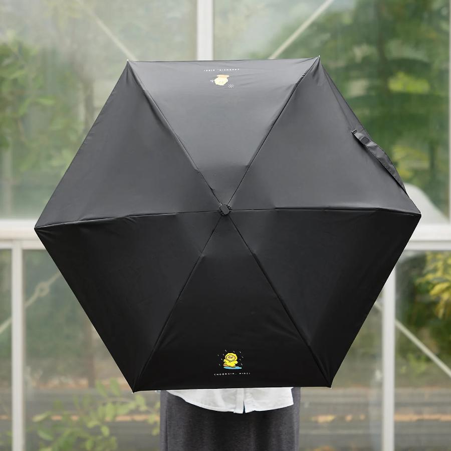 Kakao Friends - Choonsik Flat Black Parasol