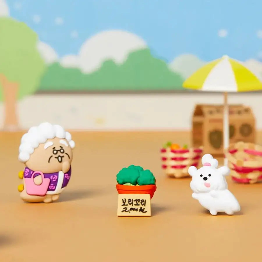 Kakao Friends - Chordy Vehicle Air Vent Figure Set (Halmi-jjo) - Kakao Friends - Deco Figure - Harumio
