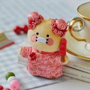 Kakao Friends - World Tour Chinese Cheongsam Doll Keyring (Choonsik)
