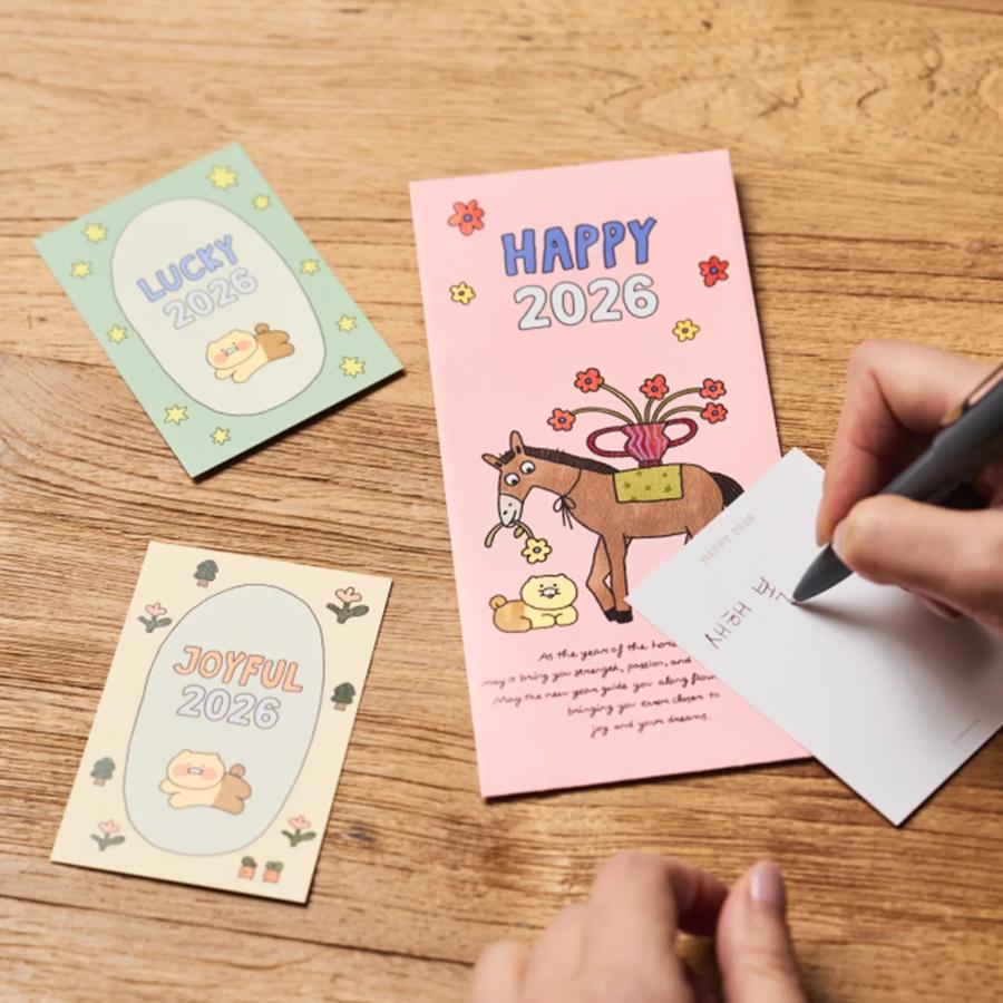 Kakao Friends - Lucky Pony Day Choonsik New Year Envelope Set (3P)