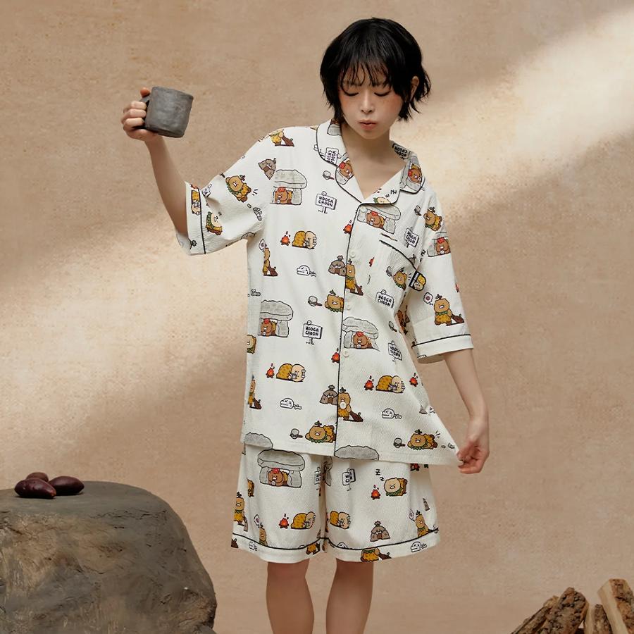 Kakao Friends - WOOGA CHOON Men Seersucker Pajamas (Choonsik)