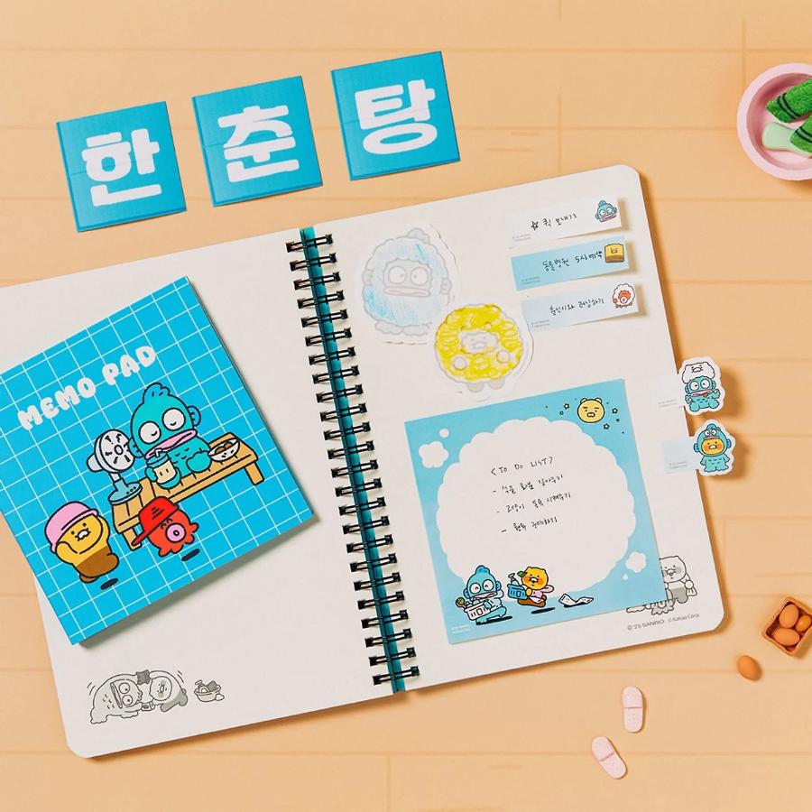 HANGYODON X Kakao Friends - Choonsik Book-type Adhesive Memo Pad