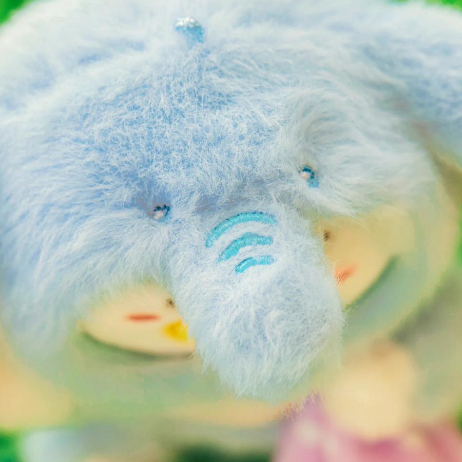 Kakao Friends - FRIENDZOO Elephant Doll Keyring (Little Tube)