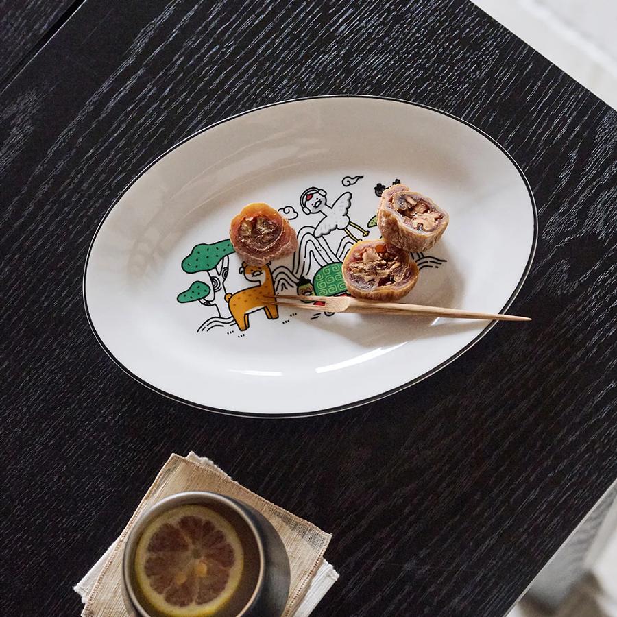 Kakao Friends - Yeonnal Yetchoon Choonsik Oval Plate
