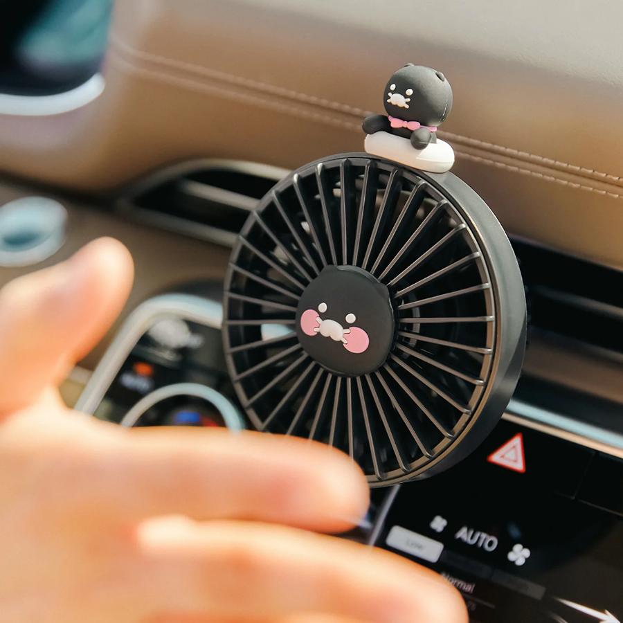 Kakao Friends - Black Choon In-Car Fan (Choonsik)