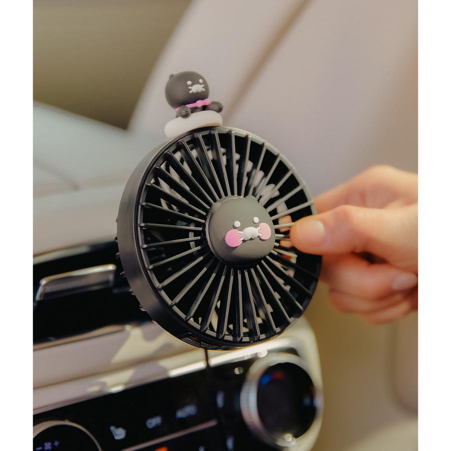 Kakao Friends - Black Choon In-Car Fan (Choonsik)