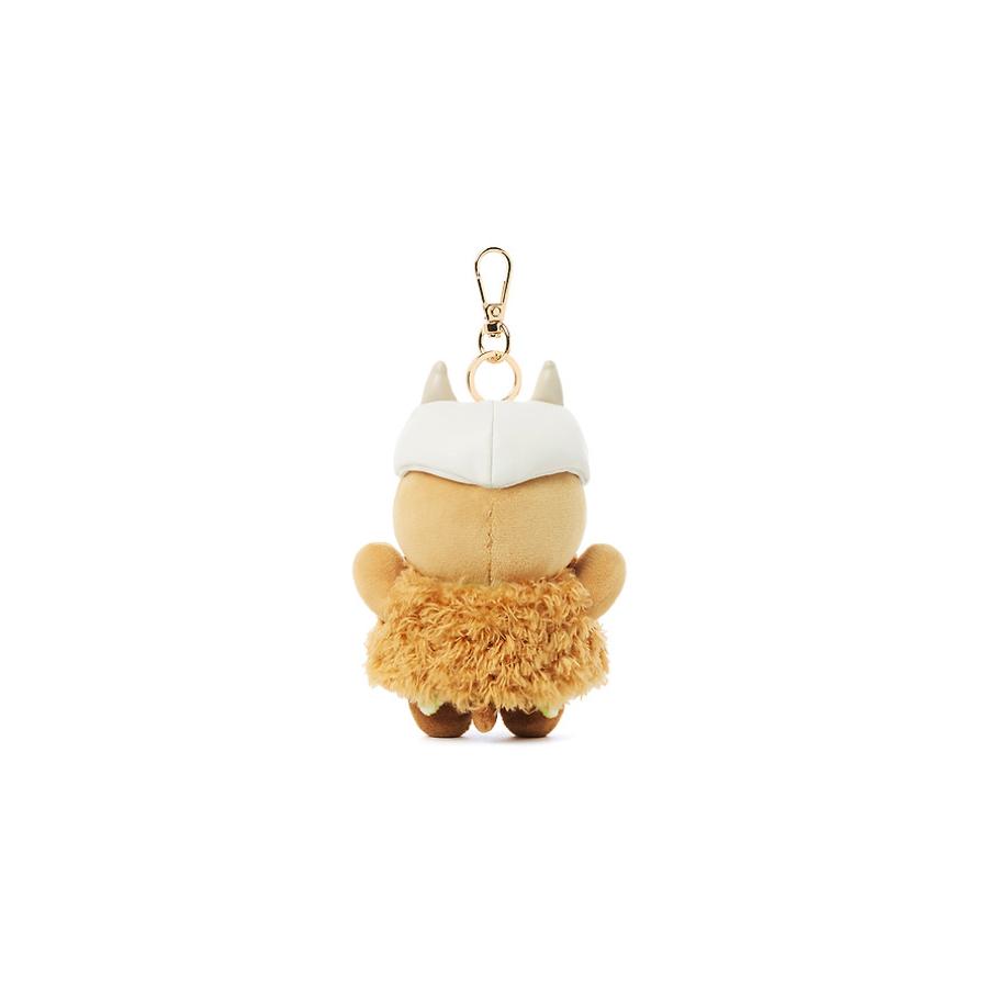 Kakao Friends - WOOGA CHOON Stone Axe Doll Keyring (Choonsik)