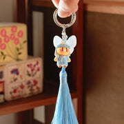 Kakao Friends - Choonsik Hanbok Blue Figure Tassel Strap