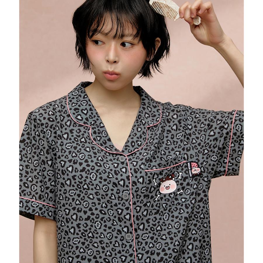Kakao Friends - WOOGA CHOON Women Leopard Pajamas (Apeach)