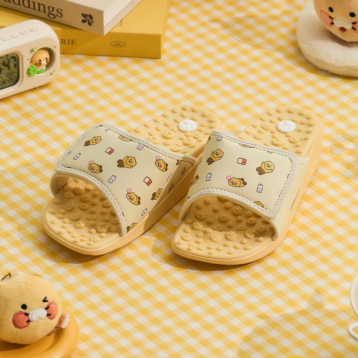 Kakao Friends x Ballop - Chunsik Caloring Kok-Kok Acupressure Slippers
